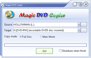 Le meilleur logiciel de copie de DVD, vous pouvez copier vos films DVD pr�f�r�s vers votre disque dur ou des DVD vierges en toute simplicit�.