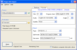 Le meilleur de tous les Rippers de DVD, vous pouvez extraire vos films DVD vers votre disque dur en toute simplicit�.